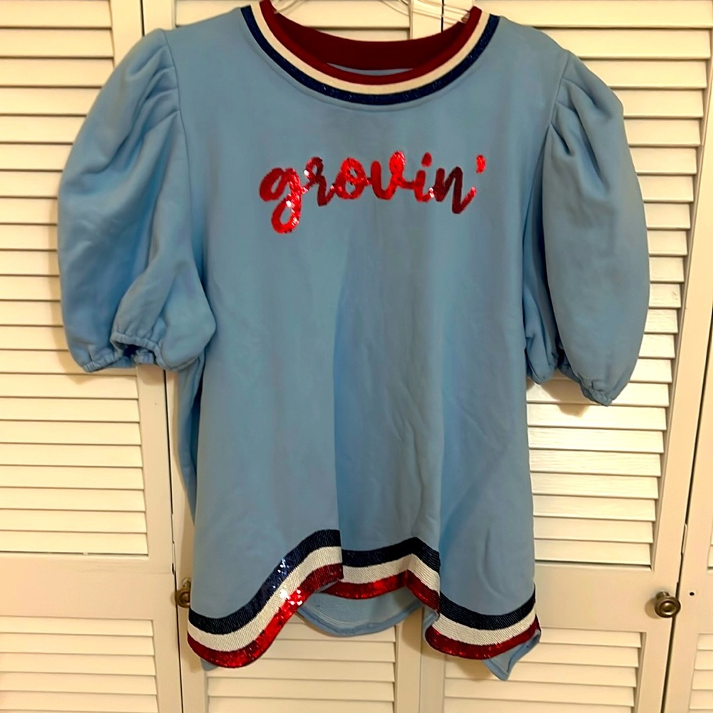 Queen of Sparkles ole miss top.